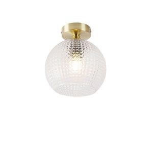 Inteligentné stropné svietidlo Art Deco mosadz vrátane Wifi A60 - Sphere vyobraziť