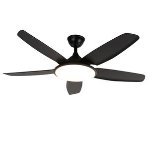 Stropný ventilátor čierny 130 cm vrátane LED stmievateľný s diaľkovým ovládaním - Vifte vyobraziť