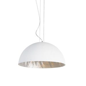 Moderné závesné svietidlo biele 50 cm - Magna vyobraziť