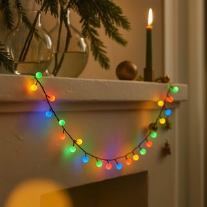 Vianočné svetielka zelené so 140 viacfarebnými LED diódami 3, 5 m IP44 - Dasher vyobraziť