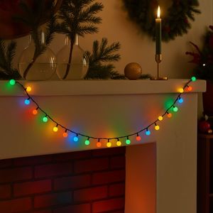 Vianočné svetelné reťaze zelené s 200 LED diódami viacfarebné 5m IP44 - Dasher vyobraziť