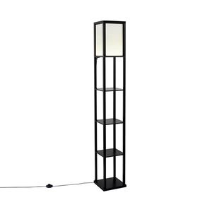 Dizajnová stojaca lampa čierna a biela vrátane LED - Nea vyobraziť