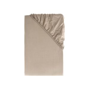 LIVARNO home Perkálová napínacia plachta, 90 – 100 x 200 cm (béžová) vyobraziť