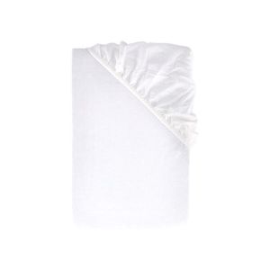 LIVARNO home Perkálová napínacia plachta, 90 – 100 x 200 cm (biela) vyobraziť