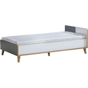 Posteľ s úložným priestorom W10 Werso Riviera/Biely/Antracyt vyobraziť