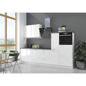 Kuchynská linka Lara 280 MDF biela lesklá bez dosky vyobraziť