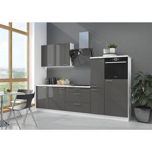 Kuchynská linka Lara 280 MDF sivá lesklá bez dosky vyobraziť