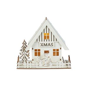 LIVARNO home Dekoratívny LED domček (dom so snehuliakom) vyobraziť