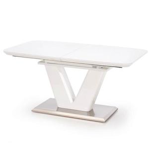 Rozkladací stôl Mistral 160/220x90cm Mdf/Oceľ – Biely vyobraziť