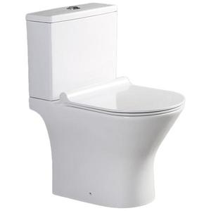 WC Kombi bezokrajové Habari s doskou voľne padajúca vyobraziť