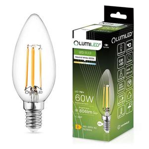 Žiarovka LED sviečka FIL 7W E14 806LM 4000K CCD vyobraziť