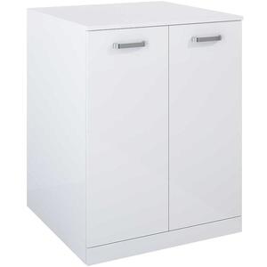 Kúpeľňová skrinka práčky Uno 70 2D white vyobraziť