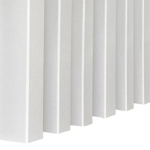 Dekoračná lamelová MDF lišta 3D na stenu biela 30x38x2750 mm vyobraziť