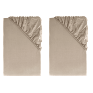 Livarno Home Napínacia plachta, 90 – 100 x 200 cm (béžová) vyobraziť