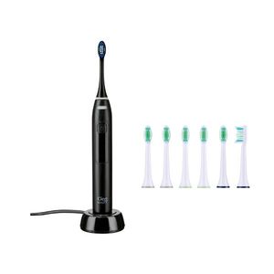 CIEN Beauty Aku sonická zubná kefka CBSZB 3.7 A1, čierna + Náhradné hlavice na zubnú kefku, 6 kusov vyobraziť