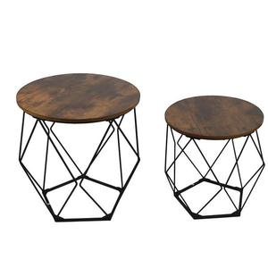 Súprava stolíkov Loft 8625 E dark vintage wood vyobraziť