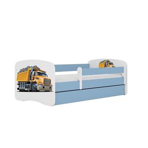 Detská Posteľ. Babydreams+Sz+M Modrá 70x140 - Nákladné auto vyobraziť