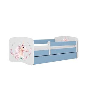 Detská Posteľ. Babydreams+Sz+M modrá 80x180 Kôň vyobraziť