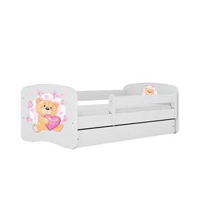 Detská Posteľ. Babydreams+Sz+M Biely 80x180 Medveď s motýľmi vyobraziť