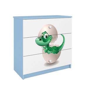 Detská komoda Babydreams Modrá – Dino vyobraziť
