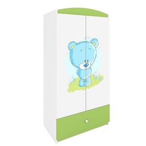 Skriňa Babydreams Zelená – Medveď modrý vyobraziť