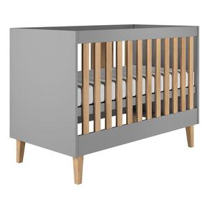 Detská postieľka Kubi sivá 60x120 vyobraziť