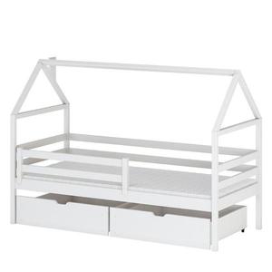 Posteľ Domček Aron 80x160 biela vyobraziť