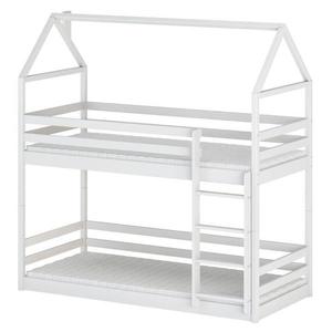 Posteľ Domček Axel 80x160 biela vyobraziť