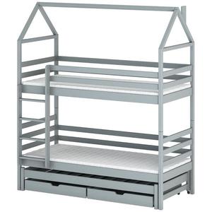 Posteľ Domček Dalia 90x200 sivá vyobraziť