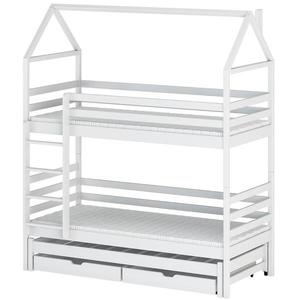 Posteľ Domček Dalia 80x160 biela vyobraziť