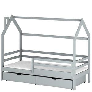 Posteľ Domček Lila 90x200 sivá vyobraziť
