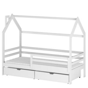 Posteľ Domček Lila 80x160 biela vyobraziť