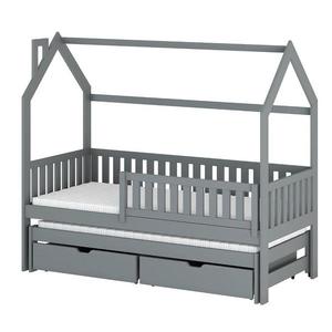 Posteľ Domček Monkey 90x200 sivá vyobraziť