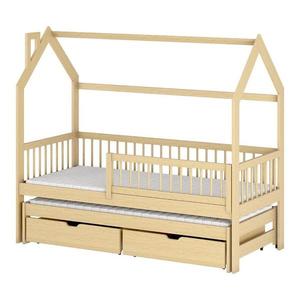 Posteľ Domček Papi 80x160 borovica vyobraziť