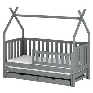 Posteľ Domček Tytus 80x160 sivá vyobraziť