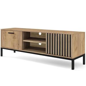 TV stolík Lamino RTV-1 dub craft/čierna vyobraziť
