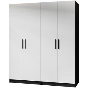 Skriňa X2 Gold 2d Čierna/Biela vyobraziť