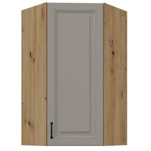 Skrinka do kuchyne Stilo claygrey/artisan 60x60 GN-108 1F (45°) vyobraziť
