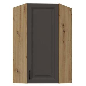 Skrinka do kuchyne Stilo grafit matná/artisan 60x60 GN-108 1F (45°) vyobraziť