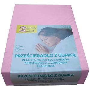 Plachta na posteľ Jersey 90x200 svetloružová 4605 vyobraziť