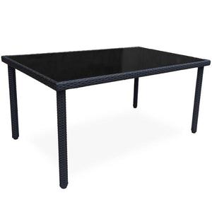 Stôl technoratan Dandy čierny 150 x 90 cm vyobraziť