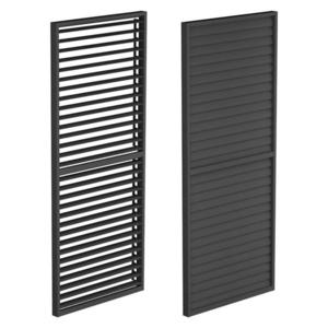 Hliníkový lamelový posuvný panel R Luxe 1, 23x2, 18 m vyobraziť