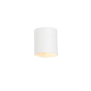 Moderná nástenná lampa biela - Sabbio vyobraziť