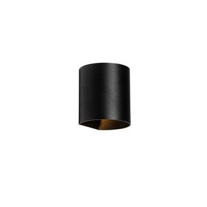 Moderná nástenná lampa čierna - Sabbio vyobraziť