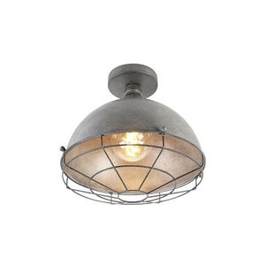 Priemyselné stropné svietidlo staro strieborné 32 cm - Course vyobraziť