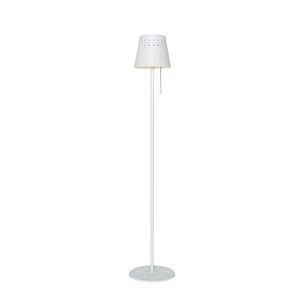 Vonkajšia stojaca lampa biela vrátane LED 3-stupňový stmievač na solár - Ferre vyobraziť