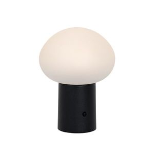 Stolná lampa čierna vrátane LED 3-stupňovo stmievateľná nabíjateľná - Louise vyobraziť