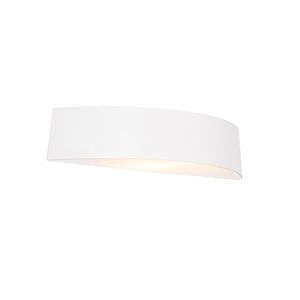 Moderná vonkajšia nástenná lampa biela IP44 - Caz vyobraziť