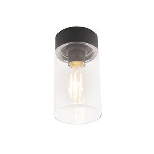 Moderné stropné svietidlo čierne 22, 6 cm IP44 - Jarra vyobraziť