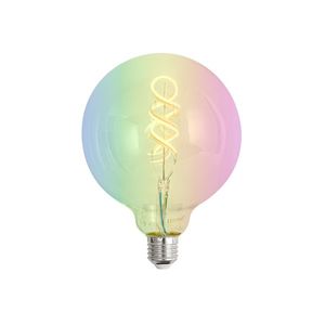 Inteligentné stmievateľné LED žiarovky E27 G125 RGBW 4W 250lm 2700K vyobraziť